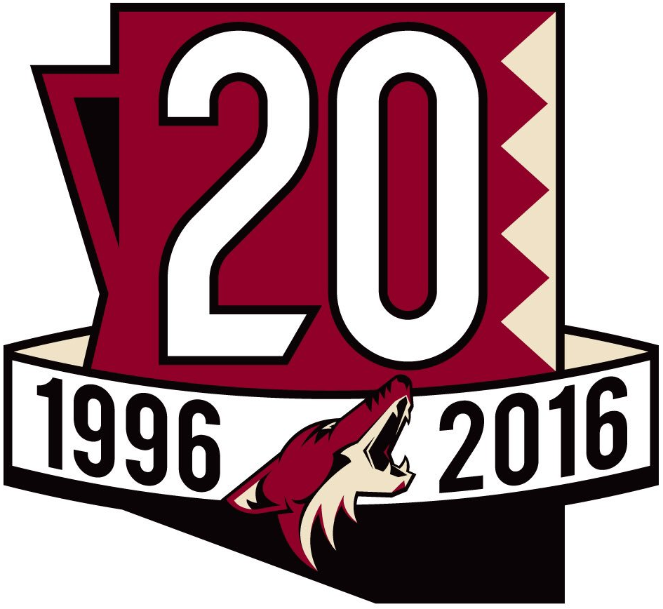 Arizona Coyotes 2017 Anniversary Logo iron on transfers for T-shirts